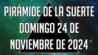 🍀 Pirámide de la Suerte para el Domingo 24 de Noviembre de 2024  Lotería de Panamá [upl. by Yenolem]