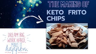 How to make Keto Frito Chips psyllium husk vs xanthan gum [upl. by Atreb531]