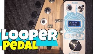 Donner Triple Looper Pedal Review MINI Looper Pedal For Guitar amp Bass [upl. by Drew641]