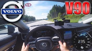 0235kmh  Volvo V90 T5  POV Acceleration and Top speed TEST ✔ [upl. by Trebreh]