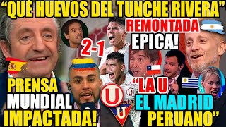 PRENSA MUNDIAL EN SHOCK x JOSE TUNCHE RIVERA quotQUÉ HUEVOS DE OTRO PLANETAquot UNIVERSITARIO 21 LIGA [upl. by Ettenaj427]