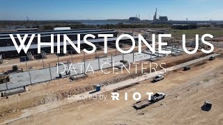 Riot Blockchains Building D Updated  Whinstone Data Center  Rockdale Texas [upl. by Kravits]