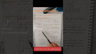 maths seconde  calculer avec les puissances [upl. by Gellman315]