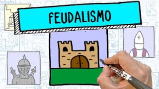 EUROPA FEUDAL  Feudalismo  Resumo desenhado [upl. by Yelroc]