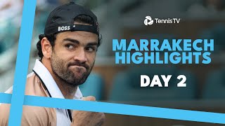 Berrettini Wawrinka amp Goffin All Feature  Marrakech 2024 Day 2 Highlights [upl. by Cutty915]