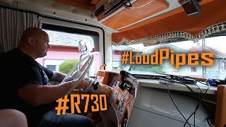 LOUD SCANIA R730 V8 CRUISE [upl. by Elleina]