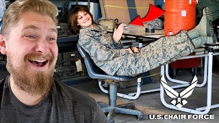 US Army Veteran Reacts to CHAIRFORCE Training [upl. by Atcele]