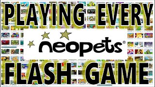 Playing every Neopets Flash game 173 Total End of 2020 [upl. by Joan]