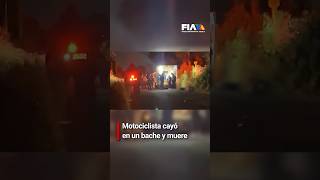 En Tlaxcala un motociclista cayó en un bache y perdió la vida HechosMeridiano 🚨 [upl. by Keary322]