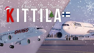 Roblox Project Flight  Special Christmas Plane spotting at Kittila Airport Finland 🎄 [upl. by Howarth]