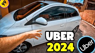 UBER 2024 Vale A Pena 7 Horas Na Rua [upl. by Ynalem]