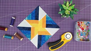 Patchwork tutorial an easy secret to sew a complicated block 😇 [upl. by Guilbert]