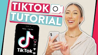 THE ULTIMATE TIKTOK TUTORIAL FOR BEGINNERS  How to film edit and set up your account for success [upl. by Yerfej]