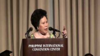 Sen Santiagos Graduation speech at the Our Lady of Fatima University part33 [upl. by Neeneg]