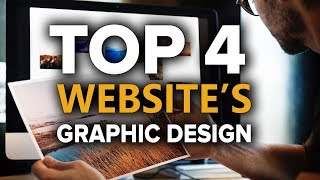 TOP 4 Best Graphic Design Websites FREE  Amazing Graphic Design [upl. by Nelsen]