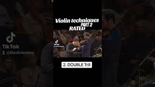 Hardest VIOLIN TECHNIQUES RANKED PT2 [upl. by Musa810]