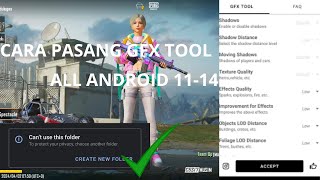 HOW TO FIX GFX TOOL  Cara Pasang Gfx Tool di Android Versi 11  14 Cara Save File Gfx Tool [upl. by Hound]