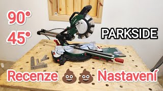 Recenze a nastavení pokosová pila Parkside PZKS 2000 B2 [upl. by Pritchett23]