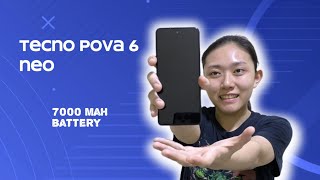 Tecno Pova 6 Neo review King of Battery [upl. by Enegue]