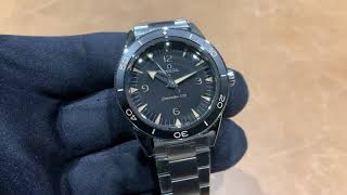 Omega Seamaster 300 Black Dial amp Steel Bracelet [upl. by Lenod52]