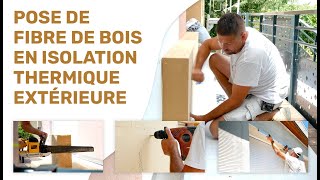 Comment poser de la fibre de bois en isolation extérieure   Gutex amp Alsabrico [upl. by Monteith]