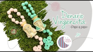 DENARIO VIRGENCITA A CROCHET paso a paso [upl. by Parthen]