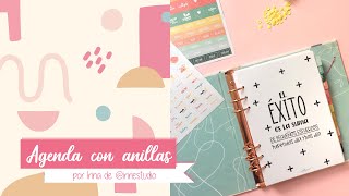 TUTORIAL AGENDA CON ANILLAS POR IRINA DE IRIRI ESTUDIO [upl. by Farny297]