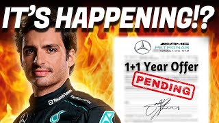 SHOCKING F1 Mercedes offer to Carlos Sainzs have been LEAKED [upl. by Benoit]