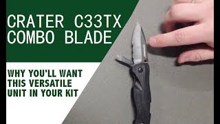 Leatherman Crater C33TX Combo Blade Features amp Specifications Review [upl. by Justin]