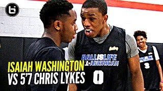 Isaiah Washington amp 57 Chris Lykes Try To OUT JELLY Each Other Exciting PG Duel at BILAAG [upl. by Dominik]