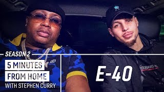 E40 Teaches Stephen Curry New Bay Area Slang  5 Minutes from Home [upl. by Hsiekal]