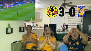 AFICIONADOS TIGRES reaccionan al AMÉRICA VS TIGRES [upl. by Rihana]