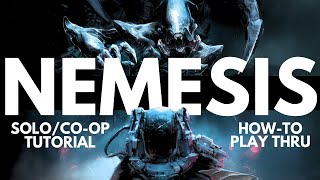 Nemesis  Solo Board Game Tutorial and Playthrough [upl. by Gerrie996]