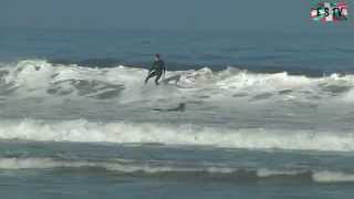 MONTALIVET SURFING  Surf dans le Médoc  EUSKADI SURF TV [upl. by Trillby]