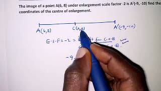 Enlargement with negative scale factor [upl. by Wisnicki]