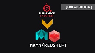 PBR workflow Redshift MayaSubstance Painter [upl. by Hungarian712]