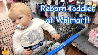 Reborn Toddler Max Shopping at Walmart  Kelli Maple [upl. by Chappell]