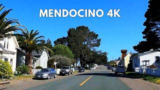 Mendocino 4K Driving Tour  Northern California Scenic Drive Through [upl. by Dnomra806]