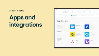 Zendesk Demo Apps and integrations [upl. by Emmanuel]