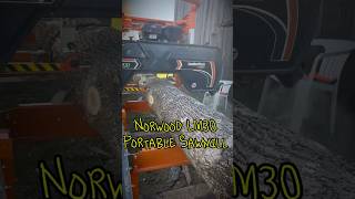 Norwood Portable Sawmill in action for the first time Check out full length video sawmill [upl. by Anuaf567]