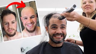 BALDING MEN Go BALD For The FIRST TIME Compilation [upl. by Jerrilyn346]