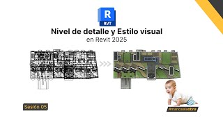 Curso Revit 2025  GENERAL  Sesión 05  Nivel de detalle y Estilo visual 👨‍🏫 [upl. by Oijile366]