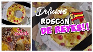 😋 Delicious amp Easy 🇪🇸 Spanish cake Idea 💡 Roscòn de Reyes Recipe [upl. by Atinnod]