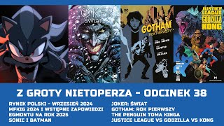 Zapowiedzi Egmontu na 2025 Sonic i Batman Gotham Rok Pierwszy Joker Świat JL Kong i Godzilla [upl. by Cointon]