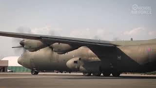 RAF C130J Hercules Capability [upl. by Naasar]