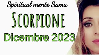 SCORPIONE♏ Dicembre 2023 previsione🔮Tarocchi🔮 [upl. by Esidarap]