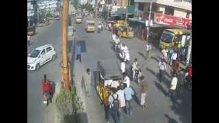 Terrible Accident  Car Hits Auto  Live Accidents in India  Tirupati Traffic Police [upl. by Gotthard522]