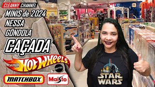 CAÇADA HOT WHEELS MBX na GÔNDOLA com MINIS de 2024 PTBR Cleanny channel 1469 [upl. by Lorine]