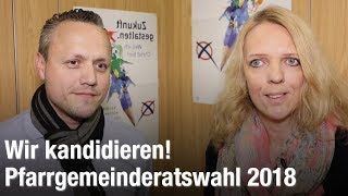 Pfarrgemeinderatswahl 2018  Ich kandidiere [upl. by Oemac821]