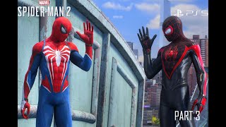 Marvels SpiderMan 2 Ultimate Difficulty Gameplay Walkthrough Part 3 2K 60FPS [upl. by Aneehsar]